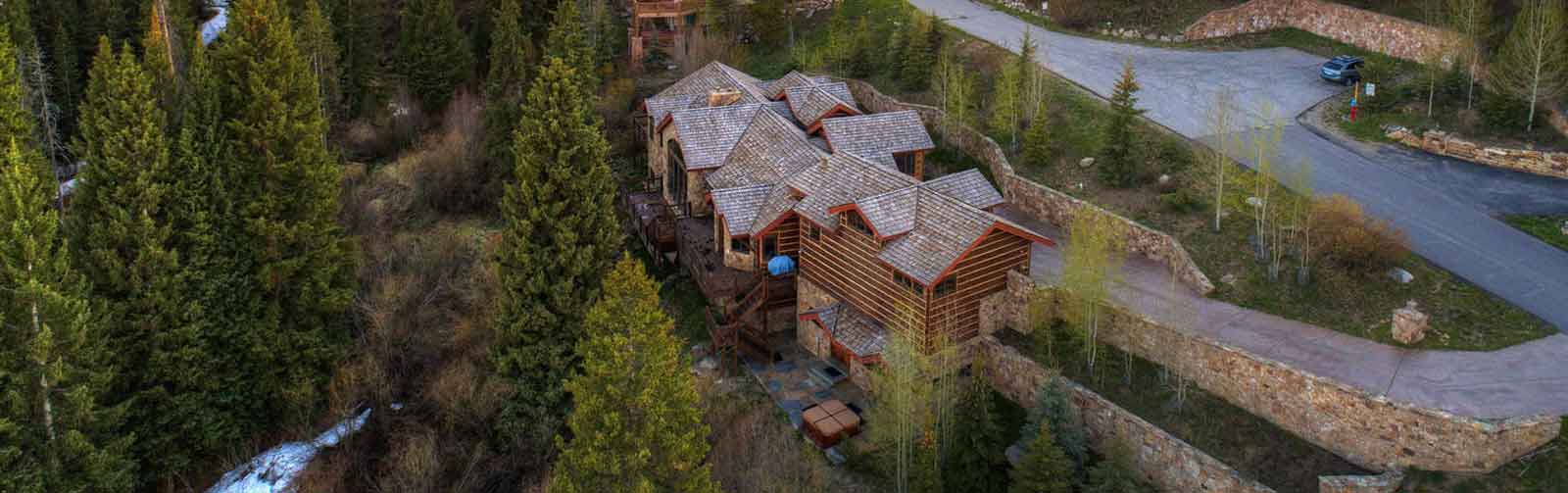 Spectacular views from 1065 Four O'Clock Road, Breckenridge, Colorado.